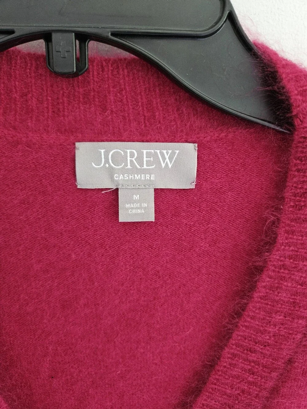 J. Crew Brushed Cashmere Cardigan Sweater Shoet Sleeve - Picture 3 of 5